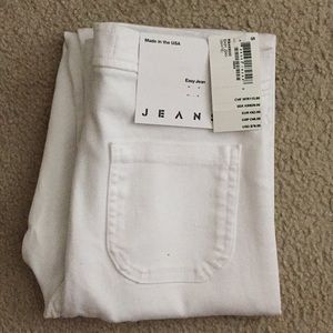 American Apparently NWT White Easy Jeans Size S